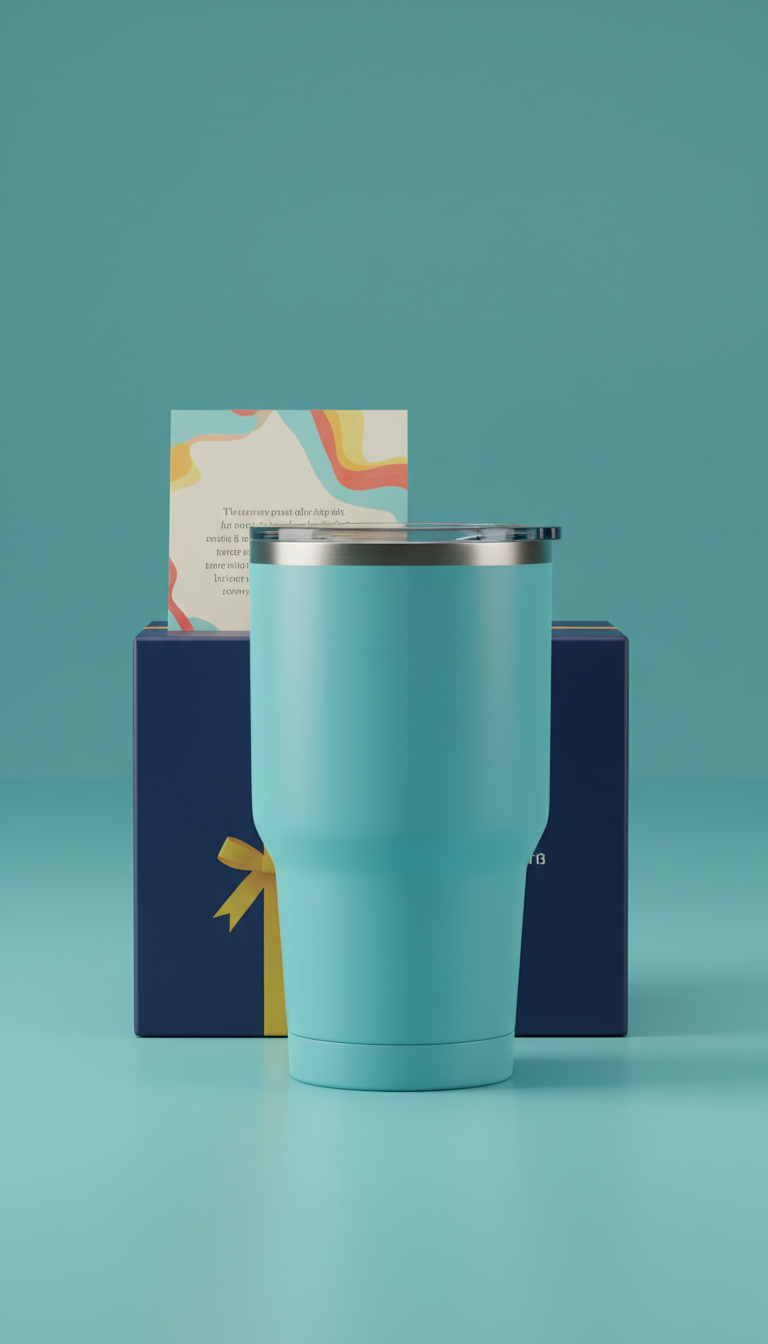 Hopeful Aqua Faith Tumbler Gift Set