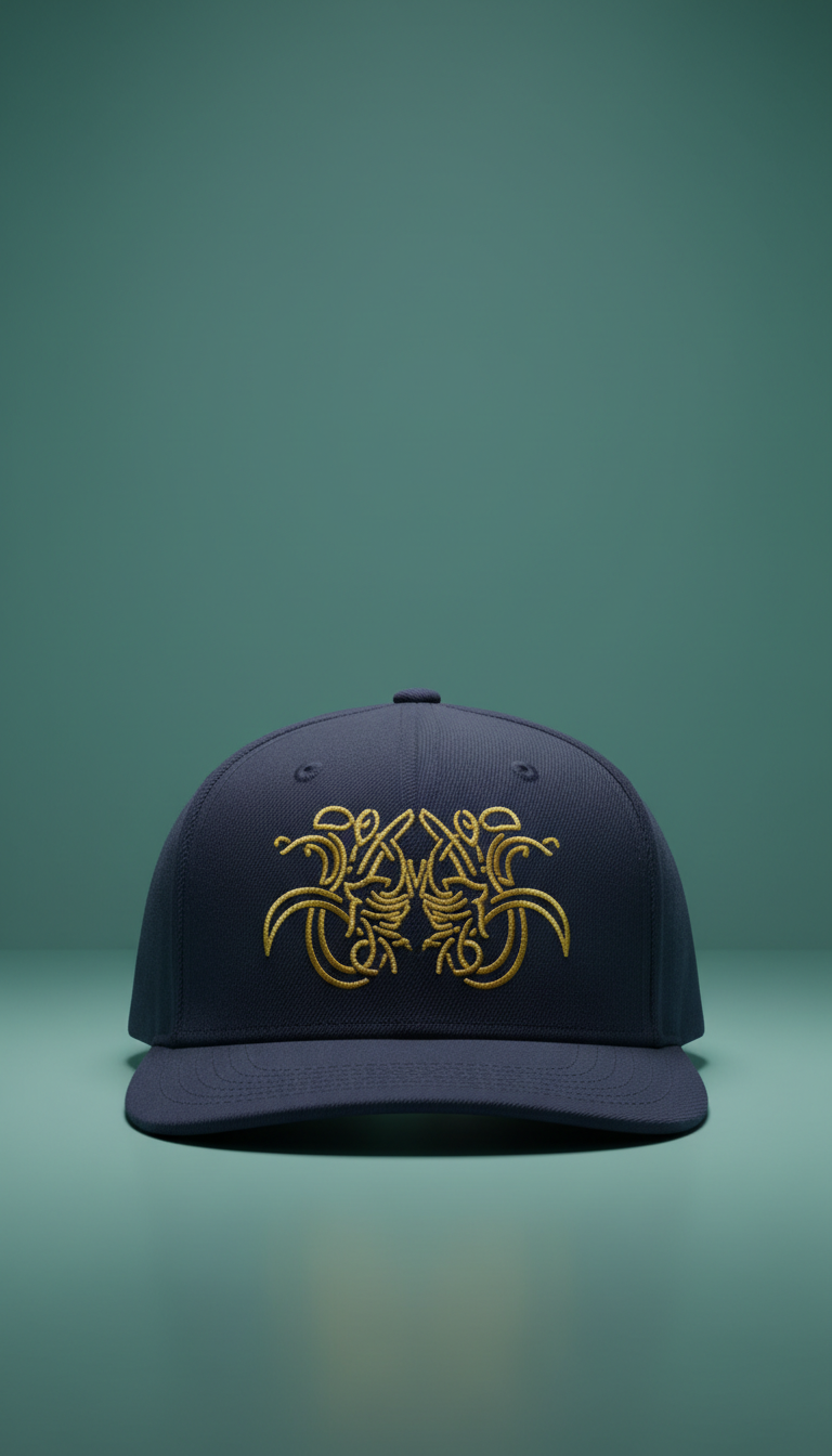 Deep Devotion Navy Scripture Snapback